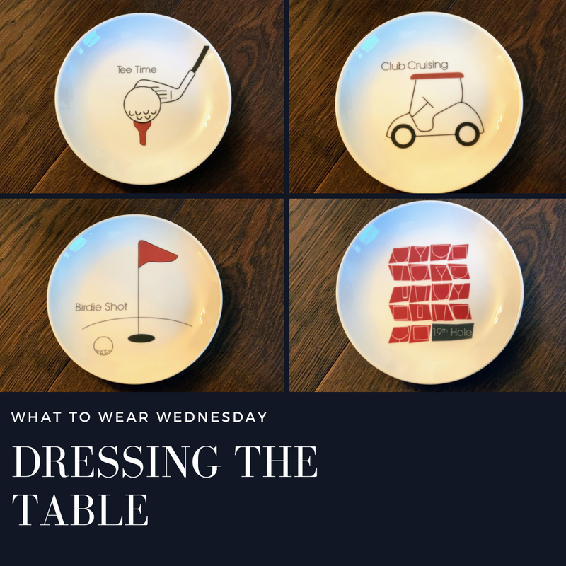 Let's talk golf at lunch.
