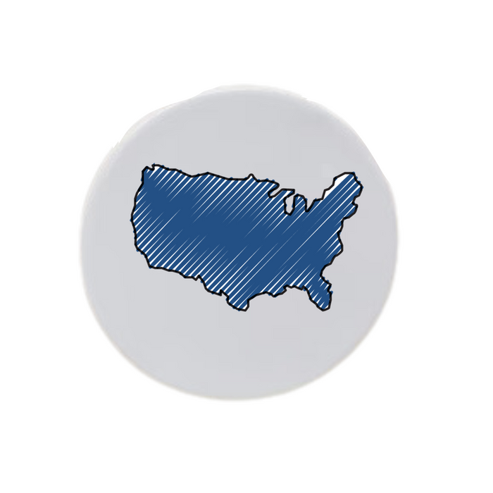 USA Blue Disc