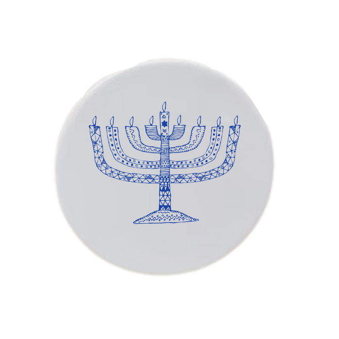 Menorah Blue
