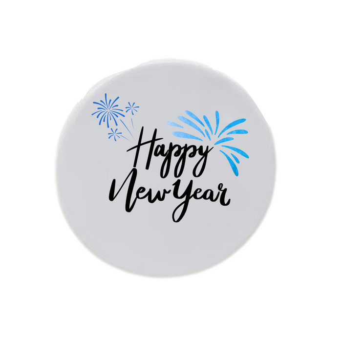 Happy New Year Blue